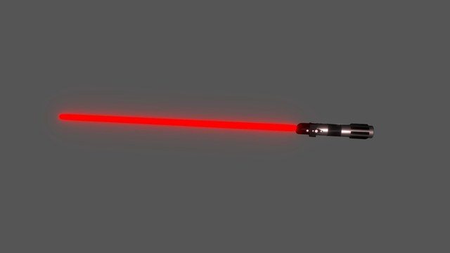 Input image: a saber.