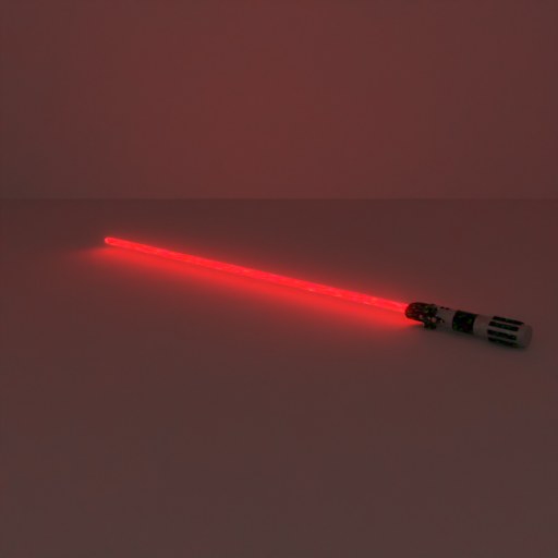 The saber, TEXGen-Emission, emission on.
